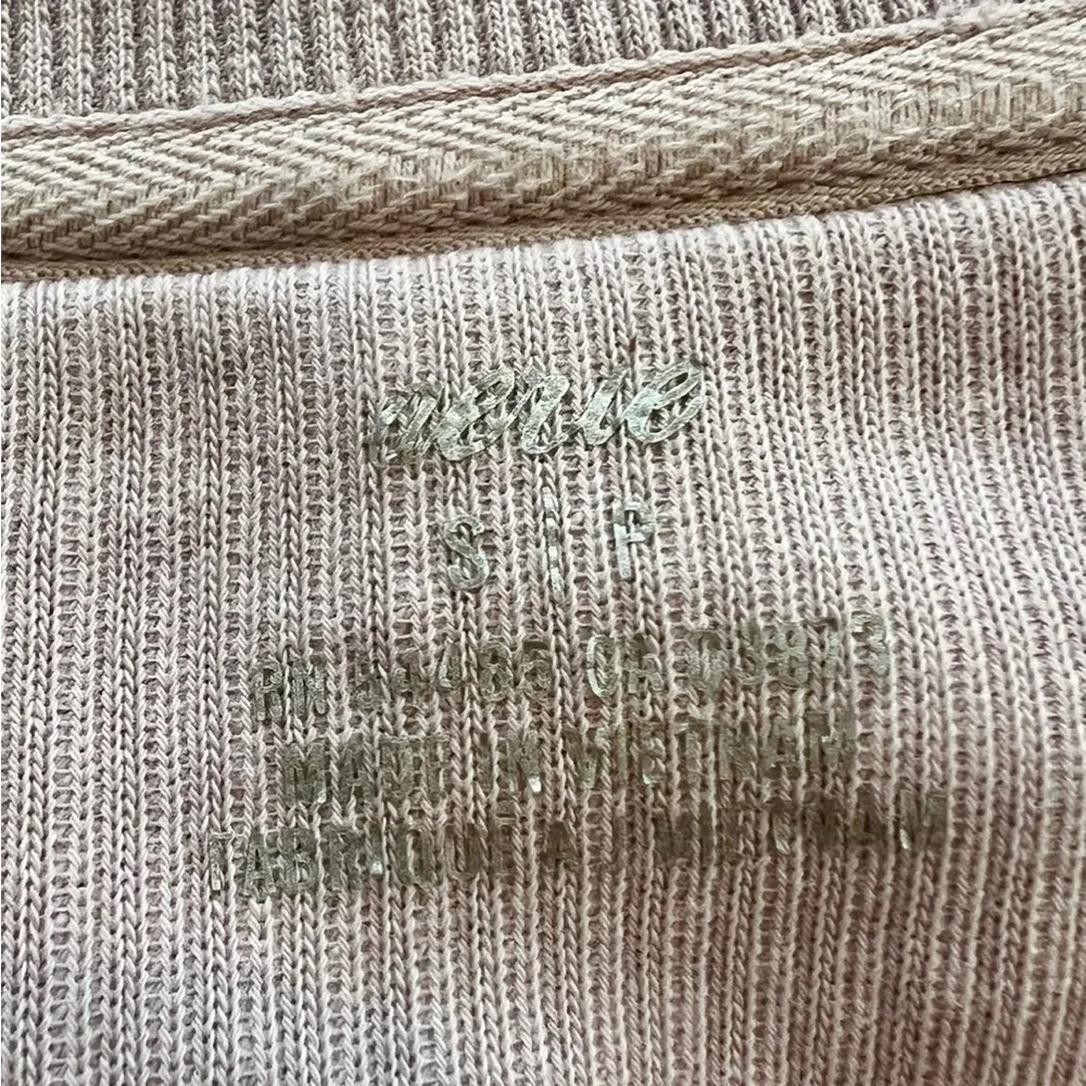 aerie Beyond Oversized Light Pink Quarter Zip Size Small 100% Cotton - Picture 16 of 16